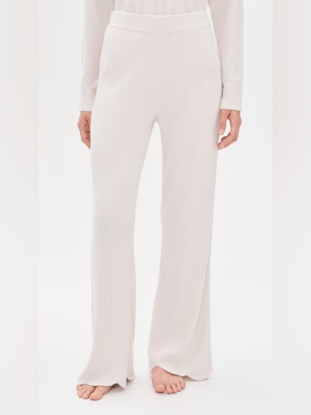 Barefoot Dreams Wide Leg CozyChic Ultra Lite Ribbed Scallop Lounge Pants